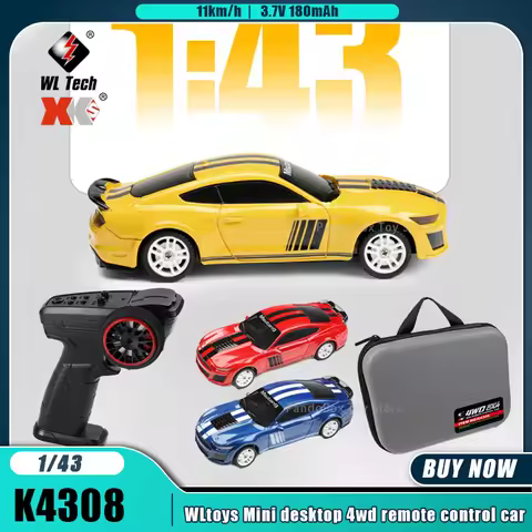 1:43 WL K4308 Rc Car Mini 2.4G WLtoys K4308 Remote Control Drift Car High-speed 4wd Off-Road Vehicle