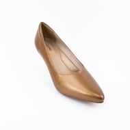 ST.JAMES รองเท้าคัทชูหนังแท้/รองเท้าทำงาน ส้น 2.1/2 นิ้ว รุ่น KIMBER สี P.GOLD | รองเท้าคัทชูผู้หญิง
