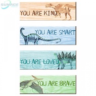 Inspire Adventure with 4 Dinosaur Wall Stickers for Bedroom Decoration
