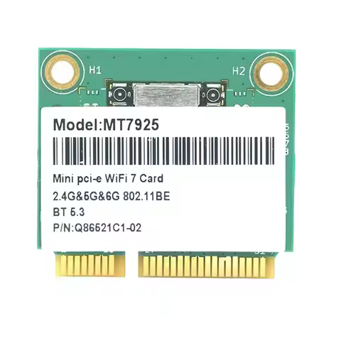 A23F-MT7925 Wifi 7 Network Card 5400Mbps Bluetooth 5.3 Tri Band 2.4G 5Ghz 6Ghz 802.11BE Wifi Adapter