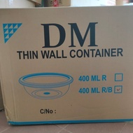 1 Dus Thinwall Dm 400Ml Bulat/Thinwall Mangkok 400Ml/Mangkok Es Kepal