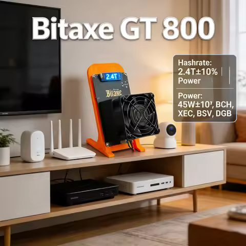 Nueva Bitaxe 800 GAMMA Asic Miner Máquina de Minería Bitcoin MINERS 2.2–2.4Th/s Silent Crypto Miner 