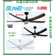 ALPHA PAZION G2 5 BLADES DC Motor Ceiling Fan with 3 Tone LED Light Kit and Remote Control