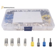 390Pcs AWG (2 4 6 8 10 12 14 16) Wire Ferrules Kits Crimp Terminal Connector Sleeves Crimping Tool