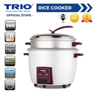 Trio Rice Cooker 2.8L | With Steam Tray | Aluminium Inner Pot | 6 - 8 Cups Uncooked Rice | 1.2kg Ric