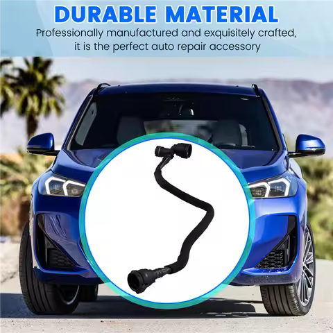 A64M-Car Coolant Pipe Secondary Kettle To Water Tank Exhaust Pipe 17127617366 For BMW B38 B48 2 Seri