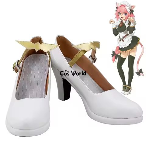 FGO Fate Maid Astolfo Asutorufo Games Customize Cosplay High Heels Shoes