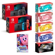 Nintendo Switch console + Switch Lite console + Kirby Star Allies