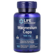 Life extension Magnesium Caps 500 mg 100 veg capsules