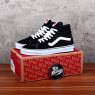 SEPATU VANS121 OLD SKOOL HITAM PUTIH MOTIF TINGGI CASUAL SNEAKERS PRIA WANITA