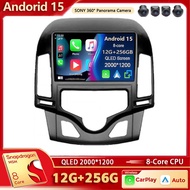 Android 15 Car Radio Multimedia Player For Hyundai I30 2006 2007 2008 2009 2010 2011 Carplay Auto BT