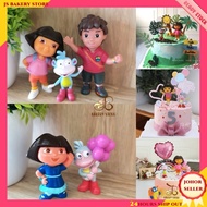 【JS Bakery Store】Dora the Explorer Cake Topper 爱探险的朵拉蛋糕装饰