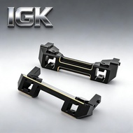 1/10 RGT EX86190 Brass Front & Rear Bumper Mounts - Black Gold Weighted for RC Crawler LC76 Upgrade