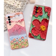 DMY case huawei P30 P20 pro P10 Plus P30 lite nova 4e P40 pro oil paintings flower printed design soft silicone cover shockproof