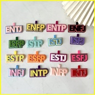 MBTI 16 style personality bag pendant cloth key chain fummy and creative hanging ENTP ENTJ ISTJ ESTJ