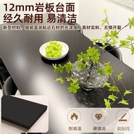 Dining Table Chair Rock Board Household Dining Table Dining Table Chair Black Rectangular Small Apar