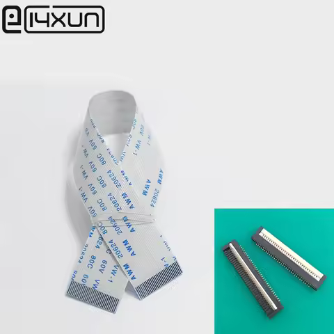 1pcs/lot 200mm / 300mm 0.8mm Pitch FPC FFC Flat Cable + Connector Socket 26Pin 30pin 32Pin 34Pin for
