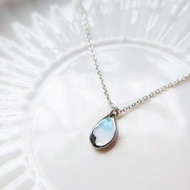 【春天來了】落櫻系 -花筏- 櫻花花辮 琺瑯項鍊 925純銀