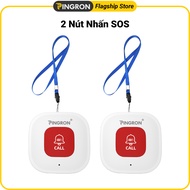 Chuông báo khẩn cấp cho người già PINGRON N01W - Nút gọi khẩn cấp cho người thân và báo qua điện tho