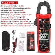 (Local) UNI-T UT202A+ UT204 Plus UT206B Clamp Meter Digital AC DC Pliers Ammeter Professional Electr