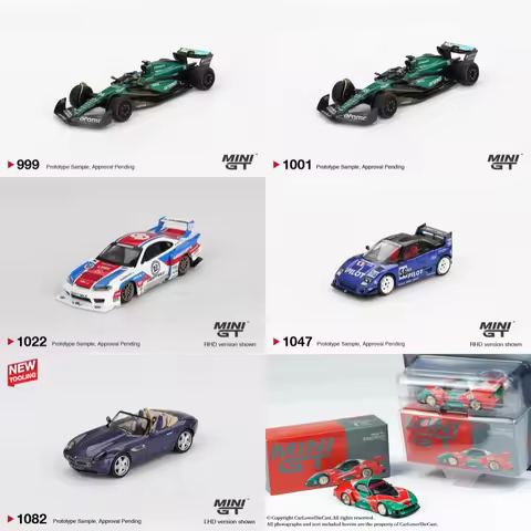 MINI GT 1:64 LBWK LB-Super 787B M3 Impreza WRC 1999 EB110 DBS 007 Edition Black / Kaido House Nsx Di