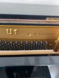 Yamaha U1 古董原木鋼琴加琴椅。自行安排取件及運送