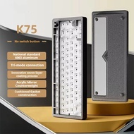 EWEADN K75 Aluminum Wireless Mechanical Keyboard 75% Hot swappable RGB GASKET Custom Gaming Keyboard