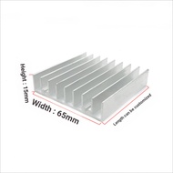 [Radiator] Radiator Aluminum Block Radiator Block Silver Length 65 Width 65 Height 15MM (1 Piece)