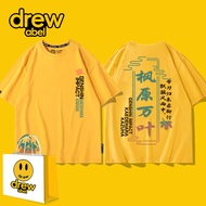 Drew Original Godly Wind Short Sleeve T-Shirt Mens Casual Summer 2025 New Style Anime Surrounding Cl
