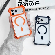 New Clear Acrylic Drone Anti Fall Buffer Phone Case for IPhone 17 Air 16 15 14 Plus 13 12 11 Pro Max