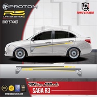 Proton Saga R3 limited edition body sticker set