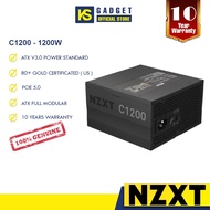 NZXT C1200 - 1200W Gold Fully-Modular ATX 3.0 PSU ( PCIE 5.0 ) - 10 YEARS WARRANTY