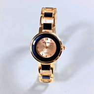 JAM TANGAN WANITA RANTAI STAINLESS DESAIN MEWAH RANTAI BERLIAN IMPORT