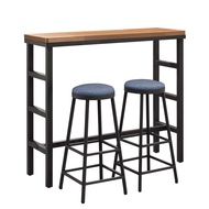 [特價]Homelike 肯納4尺吧台桌椅組(含二椅)-免組裝
