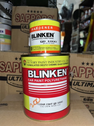Vernish Pernis Blinken Clear Coat QD 1800 PU 1 Liter set
