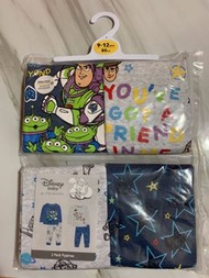 全新 英國品牌 Primark Disney baby toy story  反斗奇兵 睡衣兩套 胡迪 巴斯光年