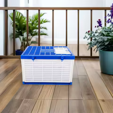 Foldable Plastic Pigeon Basket Lightweight Carrier Nest Box Easy Transport Training Release 15.64x11