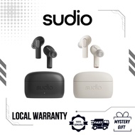 Sudio E3 Hybrid Active Noise Cancelling Earbuds 1 Year Warranty