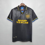 92 94แมนเชสเตอร์เสื้อเจอร์ซีเบ็คแฮม Kaus Sepak Bola KEANE CANTONA