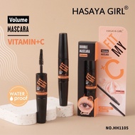 Hasaya Girl FitMy Vitamin C Volume Mascara มาสคาร่ากันน้ำ สูตรวิตามินซี เพิ่มความงอนหนาให้ดวงตา