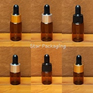 10ML Brown Glass Pipette Bottle 10ML Glass Bottle Pipette 5ML Glass Pipette Bottle Brown Gold Pipett