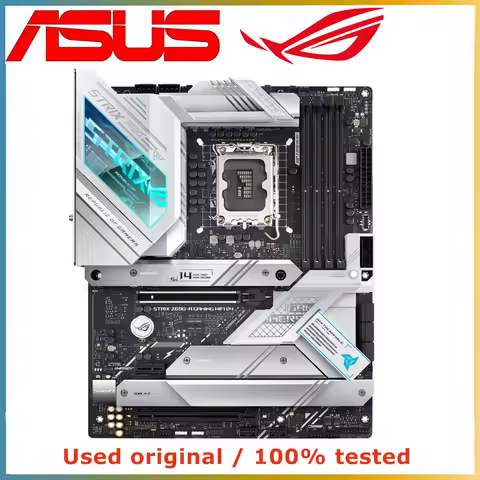 For ASUS ROG STRIX Z690-A GAMING WIFI D4 Motherboard Intel DDR4 LGA1200 Socket Supports 13th CPU Gam