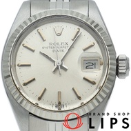 勞力士蠔式恆動日曆型女錶，古董款，Datejust 女士腕錶 6917 (5)，18K 白金/不鏽鋼，銀色，拋光，1978 年，成色極佳 [二手]