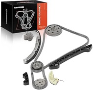 A-Premium 10-PC Engine Timing Chain Kit with Sprocket & Tensioner & Guide Compatible with Ford Fusio