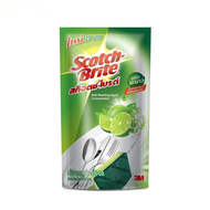 สก๊อตซ์-ไบรต์ น้ำยาล้างจานสูตรเข้มข้น 550 มล.Scotch-Brite Lime Scent Refill Concentrated Dish Washing Liquid 550ml