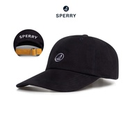 SPERRY STF24AC01H01004 Sperry Essential Cap หมวกแก๊ป สีกรม/เหลือง ( CAP )