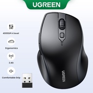UGREEN Ergonomic 1600DPI 2.4G Wireless Mouse 6 Buttons Low-noise Click Wireless Mouse Compatible wit