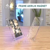 Acrylic Photo Magnet Frame Refrigerator Magnet/ | Acrylic Photo Frame 2R 3R 4R 5R - GARAGE