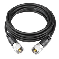 Kabel Coax RG58, Kabel Sepaksi Antena CB, Kabel Lelaki ke Lelaki PL 259 UHF 10 kaki, Kehilangan Rend