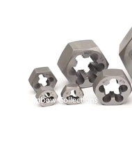 【Premium Quality】 Fine Teeth/standard Type M18-M22 Carbon Steel Metric Hexagon Dies Thread Dies Wate